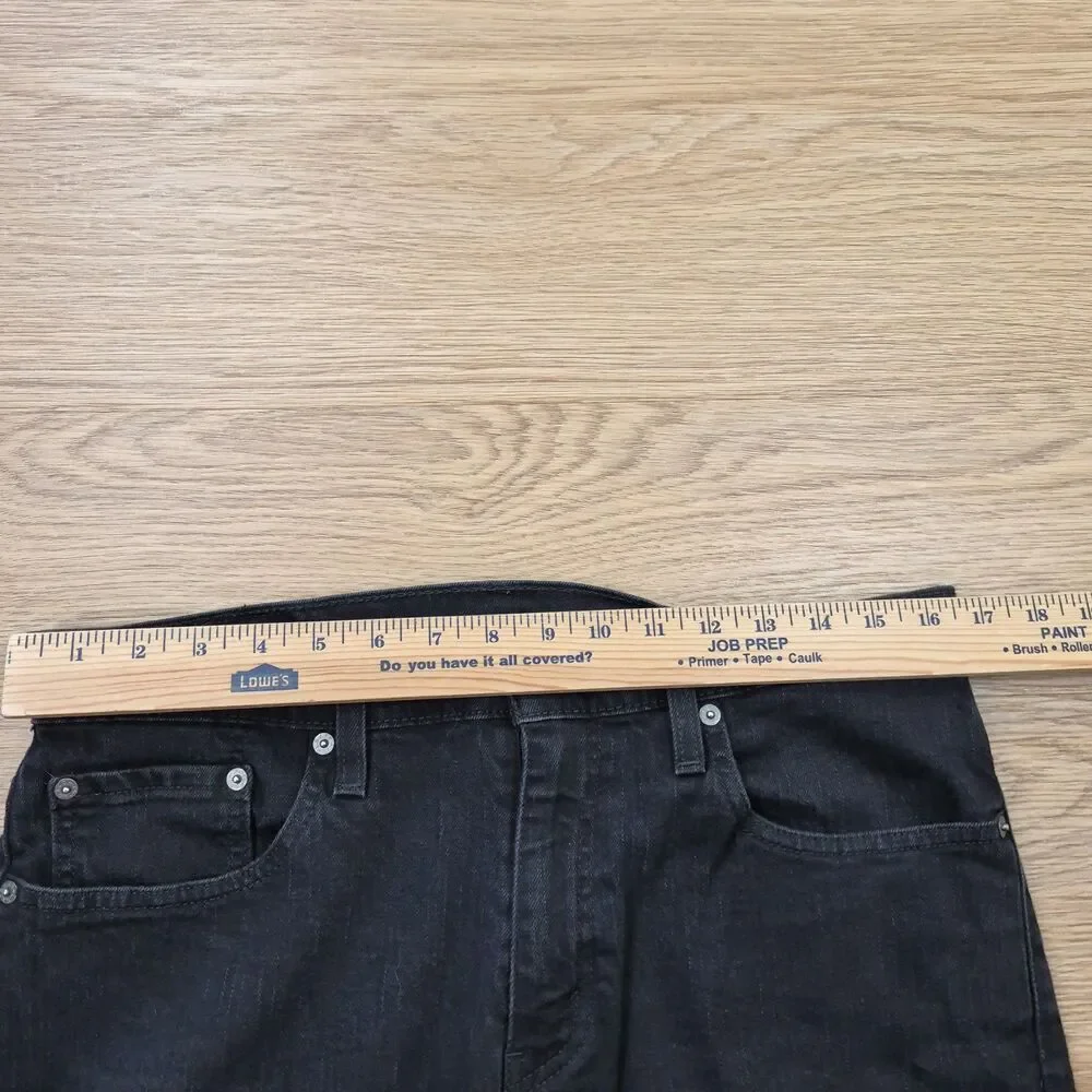 Levis 559 Jeans Men 32x32 Black Relaxed Straight Leg Stretch Denim Y2K Cowboy